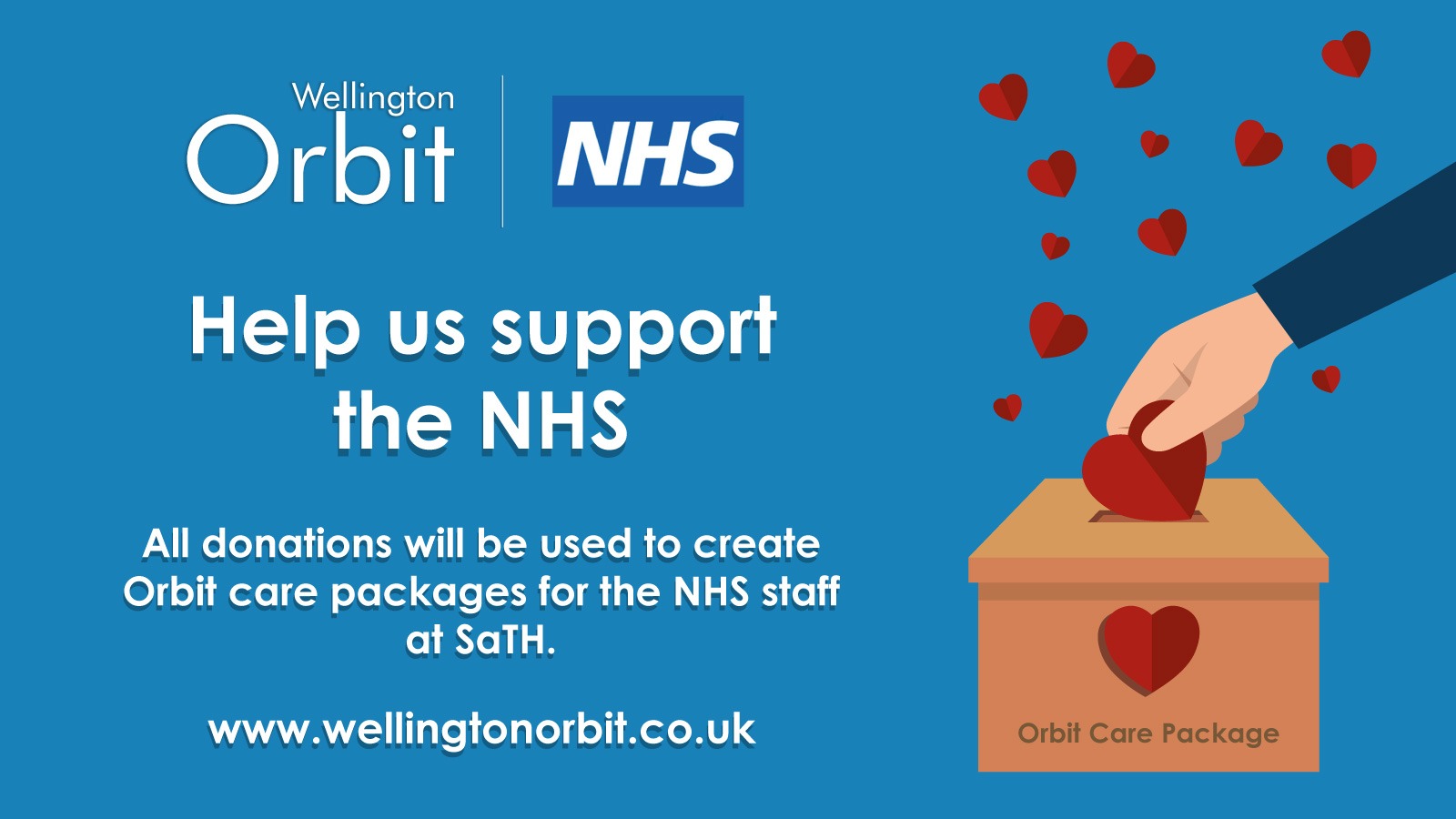 Orbit continues support for NHS staff at SaTH - Wellington Orbit