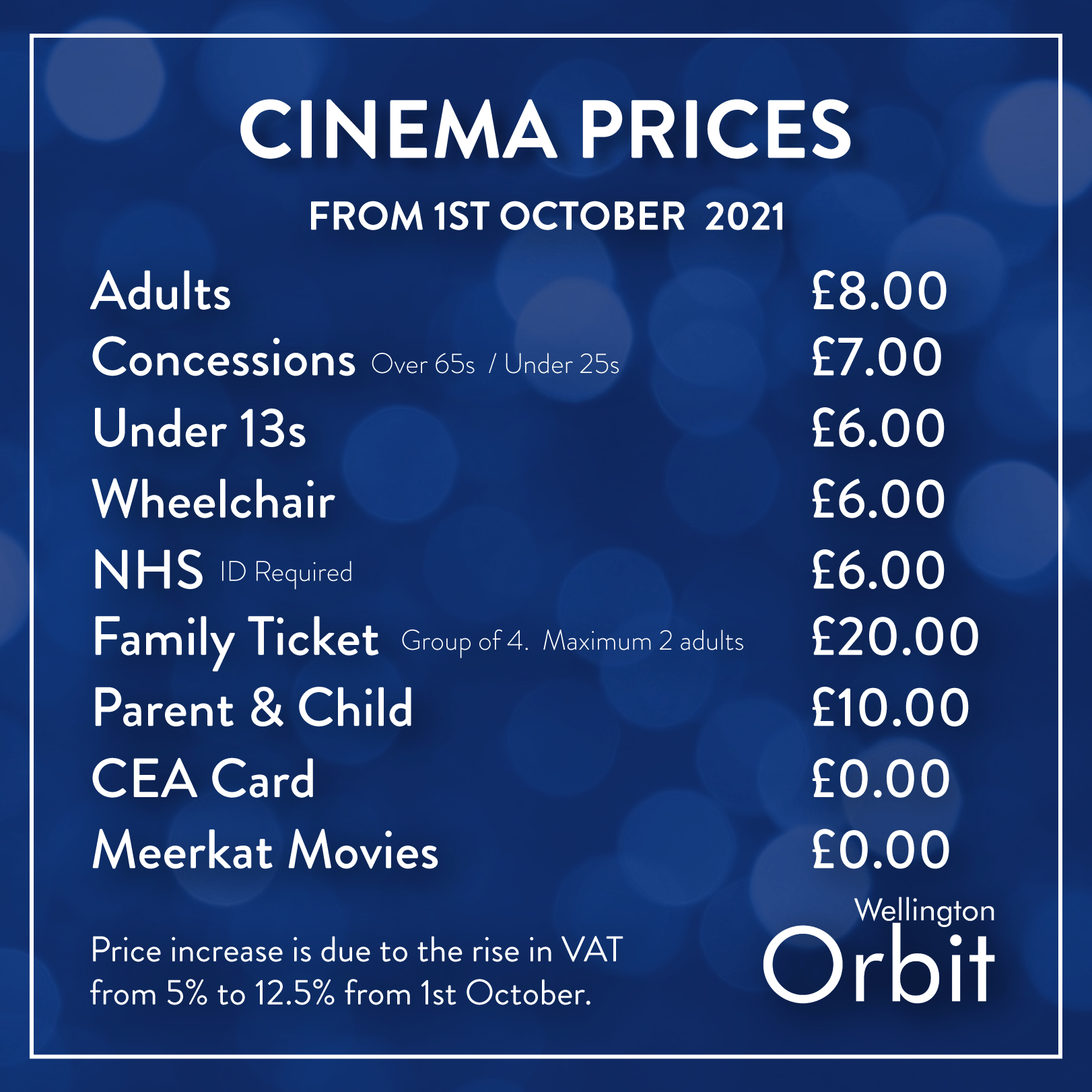 Showcase Cinema Ticket Prices For Seniors