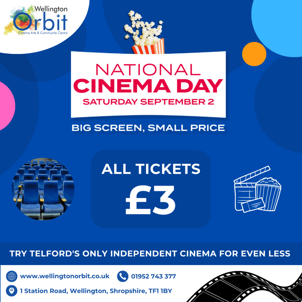 Join Wellington Orbit for National Cinema Day 2023 Wellington Orbit